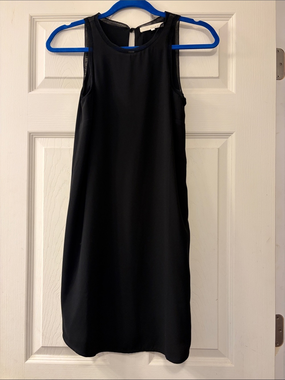 Monk and Lou Classic Black Sleeveless Shift Dress
